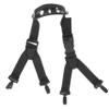 OUNONA Lightweight Adjustable Safety Helmet Strap with Chin Cup Compatible with Hard Hats Easy Installation Portable Design in Black Random White view 1