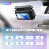 Dasaita 4K Front Dash Cam, 2160P Car Camera, 3.2" IPS HD Display, 170 Wide Angle, WiFi, WDR, G-Sensor, Loop Recording, Car Charger Power Cable, Night Vision-DAS-U3 view 2