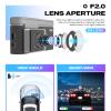Dasaita 4K Front Dash Cam, 2160P Car Camera, 3.2" IPS HD Display, 170 Wide Angle, WiFi, WDR, G-Sensor, Loop Recording, Car Charger Power Cable, Night Vision-DAS-U3 view 3