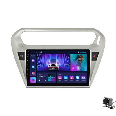 ADMLZQQ Car Stereo 9" Android 12 Double Din Bluetooth Autoradio for Peugeot 301 2013-2016,Touchscreen Radio with GPS Car-Play Bluetooth SWC Backup Camera Mirror Link 5G WiFi AM/FM,M90s