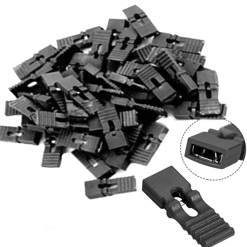 2.54mm Standard Pin Header Jumper Cap Connection Block Circuit Board Shunts Short Circuit Cap for Hard Drive Motherboards DIY AccessoriesJumper Cap 120PCS (Black)