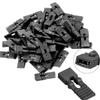 2.54mm Standard Pin Header Jumper Cap Connection Block Circuit Board Shunts Short Circuit Cap for Hard Drive Motherboards DIY AccessoriesJumper Cap 120PCS (Black) view 1