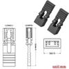 2.54mm Standard Pin Header Jumper Cap Connection Block Circuit Board Shunts Short Circuit Cap for Hard Drive Motherboards DIY AccessoriesJumper Cap 120PCS (Black) view 3