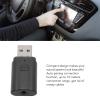 Yunseity Stereo Music Receiver Adapter, Noise Reduction Low Latency Compact USB Car Adapter 3.5mm Aux Jack for PC for CD Player view 3