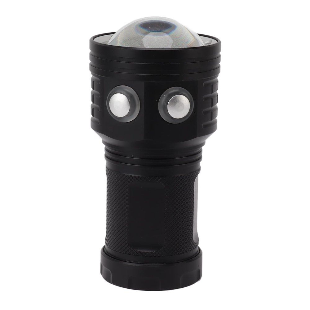 Underwater Flashlight, 10000lm Output Brightness Diving Video Lights 4.9ft Drop Shockproof and Scratchproof Submarine Lamps for Water Sports