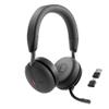 Dell WL5024 Pro Wireless ANC Headset - Hybrid Active Noise Cancellation, AI-Based Noise Cancellation Microphone, Leatherette Headband, Effortless connectivity, Microsoft Teams/Zoom Certified - Black view 1