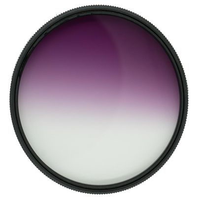 Pro Glass 72mm HD MC Graduating Purple Color Filter for: Rokinon 85mm f/1.4 Lens for Nikon Z (Z85-N) - 72 mm Magenta Filter, 72 Graduating Purple Filter