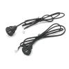 4 6 Pin to Dual USB Female Dash Board Mount Panel Extension Shielded Cable Adapter Stand Fit Compatible Car Rad1o Andro1d Multimedia Player (Color : C) view 1