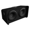 Infinity REFERENCE1200D Reference Series Dual 12 Slip Stream Ported Enclosure 2ohm with Reference6001A Mono Amplifier 600 Watt RMS and OFC Wiring Kit view 2