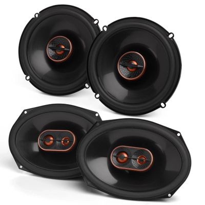 Infinity Reference Series 1 Pair REF607F 6.5" 2-Way Coax with 1 Pair REF697MF 6x9 Coax Set 3-Way