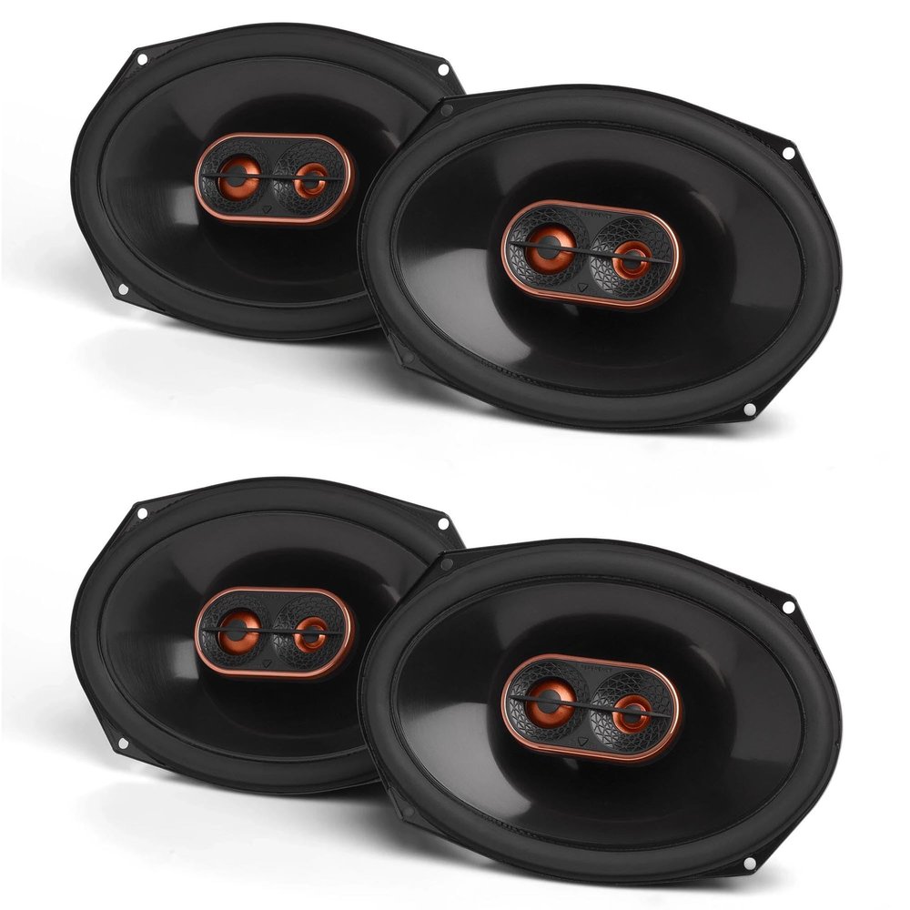 Infinity (2) Pairs REF697MF Reference Series 6x9 Three-Way car Audio Speaker