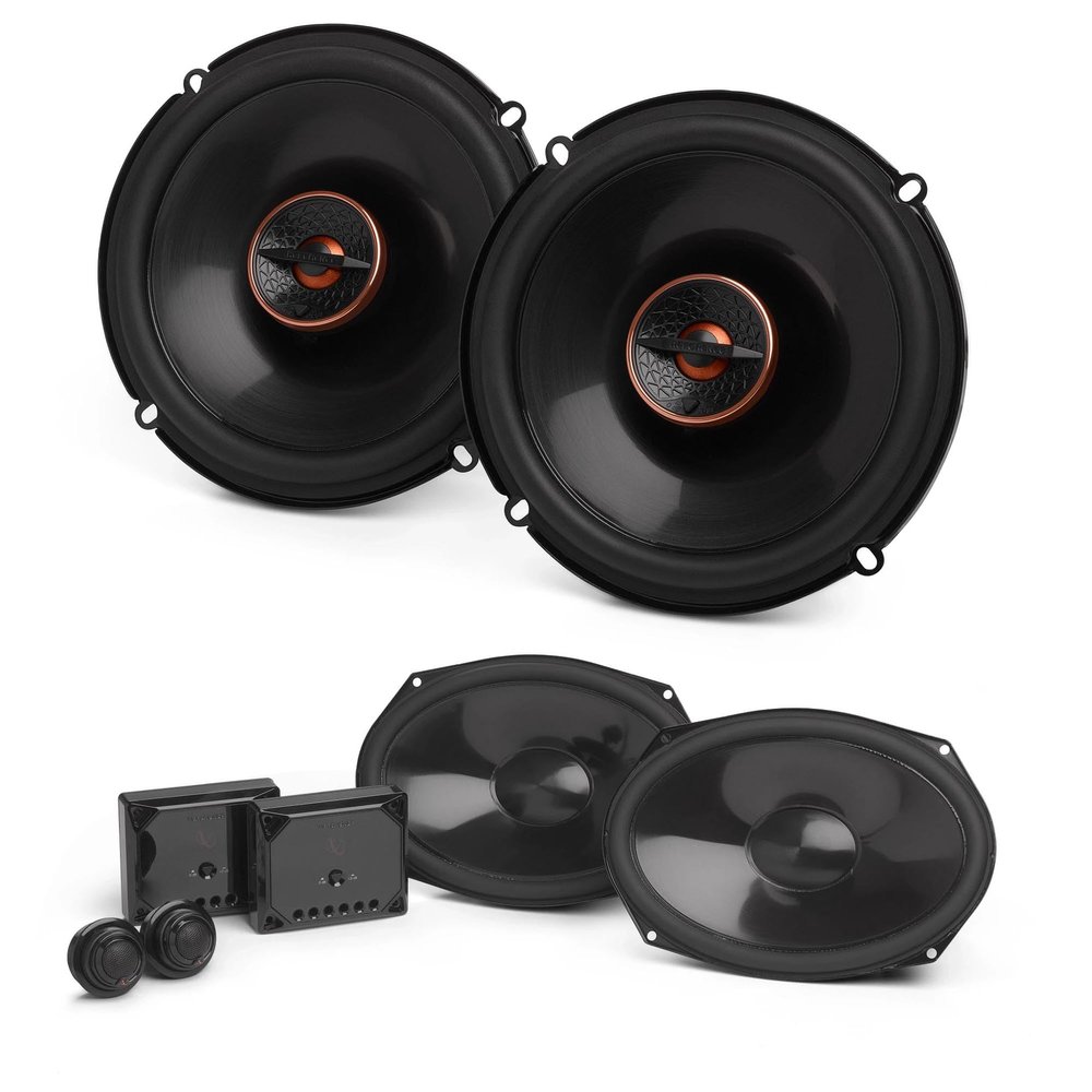Infinity Reference Series 1 Pair REF607CF 6.5" 2-Way Component Set with 1 Pair REF697CF 6x9 2-Way Component Set