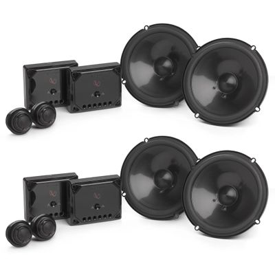 Infinity (2) Pairs REF607CF Reference Series 6.5 Two-Way Component System w/Crossover