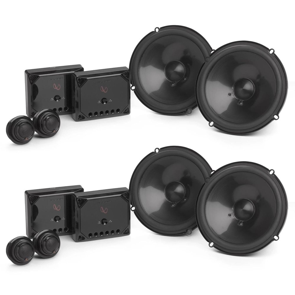 Infinity (2) Pairs REF607CF Reference Series 6.5 Two-Way Component System w/Crossover