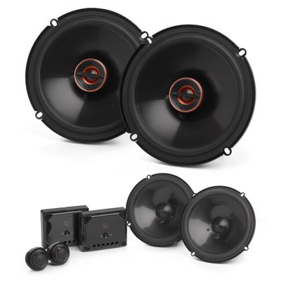 Infinity Reference Series REF607FSL 6.5" Shallow Mount Coax (Pair) with REF607CF 6.5" 2-Way Component Set (Pair)