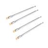 AM FM Radio Universal Antenna,37cm 14.6" Length 4-Sections Stainless Steel Radio Antenna for AM FM Radio Receiver TV and More 4pcs (Silver,Foldable Telescopic Antenna) view 1