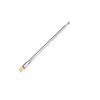AM FM Radio Universal Antenna,37cm 14.6" Length 4-Sections Stainless Steel Radio Antenna for AM FM Radio Receiver TV and More 4pcs (Silver,Foldable Telescopic Antenna) view 2