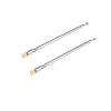 AM FM Radio Universal Antenna,37cm 14.6" Length 4-Sections Stainless Steel Radio Antenna for AM FM Radio Receiver TV and More 4pcs (Silver,Foldable Telescopic Antenna) view 4