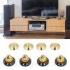 HiFi Speaker Shock Absorbing Pads, Metal Gridness, Strong Load, 4 Sets Vibration Dampening HiFi Speaker Insulation Feet view 3