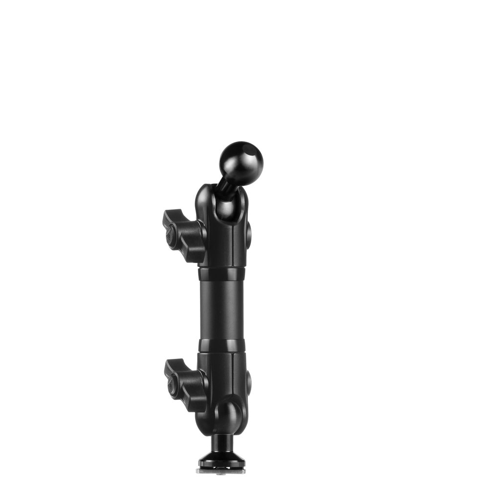 Tackform Slim Track Base Mount - 17mm & 22mm Ball Adapters | Compatible with Furrion and Garmin | 5" Aluminum Arm | (Base Mounts are ONLY Compatible Slim Track Brackets)