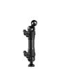 Tackform Slim Track Base Mount - 17mm & 22mm Ball Adapters | Compatible with Furrion and Garmin | 5" Aluminum Arm | (Base Mounts are ONLY Compatible Slim Track Brackets) view 1