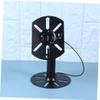 Angoily 2pcs Speaker Wall Mount Bracket with Rotation Hanging Rack for Surround Sound Speakers Ktv Bar and Home Theater Sleek Black Design view 2