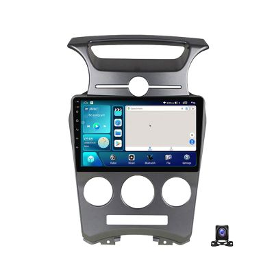DEHIWI 9 Inch Android 12 Car Stereo Multimedia Car Radio for KIA Carens 2007~2011 GPS Navigation MP5 Player with 4G/USB/RDS/DSP/Carplay/Auto+720P Backup Camera,A,4 Core M100S 1G+32G
