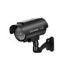 Saikiot Solar Powered Fake Security Camera, Easy to Install with Red Light LED Light Flashing and Warning for Indoor/Outdoor view 1