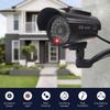 Saikiot Solar Powered Fake Security Camera, Easy to Install with Red Light LED Light Flashing and Warning for Indoor/Outdoor view 4