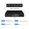 8-Port POE Switch 10/100/1000Mbps Ethernet Switch with 2 1000M uplink Ports AI Smart Switch (Color : EW-S1710FG-AP) view 2