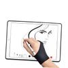 TEHAUX Drawing Glove for Tablet 2pcs Artist Gloves Fingertip Covers Comfortable and Breathable Red Ideal for Sketching and Painting view 1
