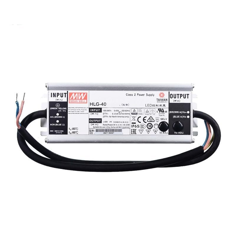 Mean Well HLG 40W 24V 1.67A LED Driver HLG-40H-15B