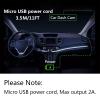 Dash Cam Micro USB Power Cable 11FT, Left Angle Micro USB Cable & Dual Supply Ports, for 12V or 24V Car and Truck Dash Cam GPS Navigator and Devices view 4
