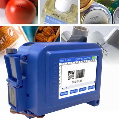 CHIPEL Handheld Inkjet Printer 2.4 Inch LED Touch Screen, Up to 2-12.7mm /2-25.4mm Print Height Adjustable, Portable Handheld Printer for Label/Date/Barcode/Logo/Batch Number/Image (Size : 12.7mm)