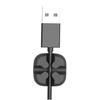 jojofuny Cable Management 5 Pcs Cable Holder Clip Silicone Cord Wrapper Cord Organizer Wire Organizer for Desk view 2