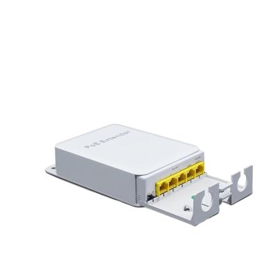 5-Port Waterproof POE Extender 4-Port Repeater 100/1000Mbps Outdoor Network IP55 VLAN 44-57V (Color : POE014G-FS)