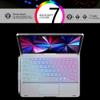Keyboard case for iPad Mini 7 A17 Pro/Mini 6 Rotating,Touchpad Keyboard Case for iPad Mini 7th/6th Generation 8.3-inch with Trackpad Backlight Rotatable, Silver view 4