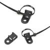 120 Set Cable Zip Tie Mounts Kit Black 6" Zip Ties, Black Cable Tie Base and Tapping Screw - Wire Cable Clips Organizer Holders Clamps view 3