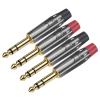 GKWKGB 10Pcs/lot Mono/Stereo Jack 6.35mm Male Plug Wire Connector Microphone MIC 6.3MM Plug Audio Connector (Color : TC122) view 4