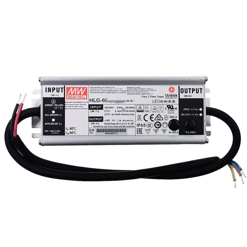 Mean Well HLG 60W 42V 1.45A LED Driver HLG-60H-42A