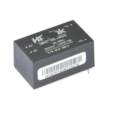 5PCS HLK-5M05 HLK-5M03 HLK-5M12 5W AC-DC 220V to 12V/5V/3.3V Buck Step Down Power Supply Converter Intelligent (Size : HLK-5M12)