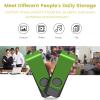 32GB USB Flash Drive 20 Pack AGECASH USB 2.0 Thumb Flash Drives Bulk Green Swivel 32GB USB Memory Stick Zip Jump Drive Multipack Pendrive with Labels & Lanyards view 3
