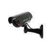 Fake Security Camera, Saikiot Dummy CCTV Surveillance System with Realistic Red Flashing Lights and Warning Sticker Indoor Outdoor Protect view 1