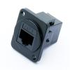 10Pcs/lot 8P8C RJ45 CAT6 Socket Panel Mount Female Jack Adapter Network Ethernet Modular Plug Extension Interface Connector view 3