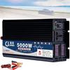 3000W 4000W 5000W Pure Sine Wave Inverter Power Inverter DC 12V 24V 48V 60V to AC 110V 220V Outlets Car Inverter Converter for RV Truck Car Solar System Travel Camping,5000W-60Vto220V view 1