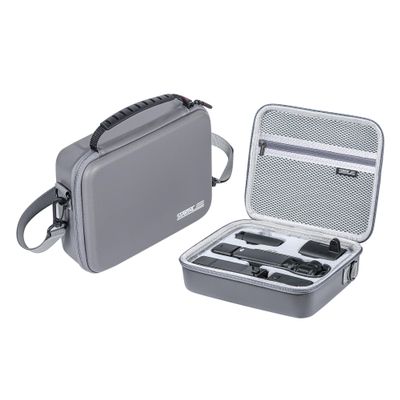 Aokicase DJI Osmo Pocket 3 Carrying Bag,Waterproof Hard Carrying Case for Osmo Pocket 3, Portable PU Storage Protective Bag for DJI Osmo Pocket 3 Creator Combo Accessories,PU Leather Storage(1137712)