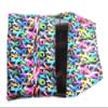 EReader Quilted Sleeve, Large 9.5" x 11.5" Book Sleeve, Quilted, Padded, Cancer Rainbow of Ribbons, Clutch Purse view 2