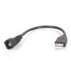 Car Rad1o USB Interface PlugTransfer Cable Fit Compatible RCD510 RCD300 CD 4 Pin Changer Port to Standard USB Port Socket view 2