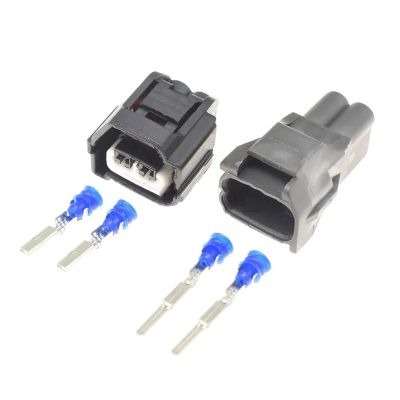 ROBAUN 1/5/10/20 Kits 2.2mm Seires 2 Holes Male Female Waterproof 7282-7022-10 7283-7022-10 for Automotive Temperature Sensor (Color : Male Female Set, Size : 1Set)