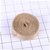 STOBOK 10m DIY Natural Jute Webbing Ribbon Twine Durable Eco-Friendly Craft String for Wedding Decor Gift Wrapping and Home Embellishments Roll Light Brown view 3